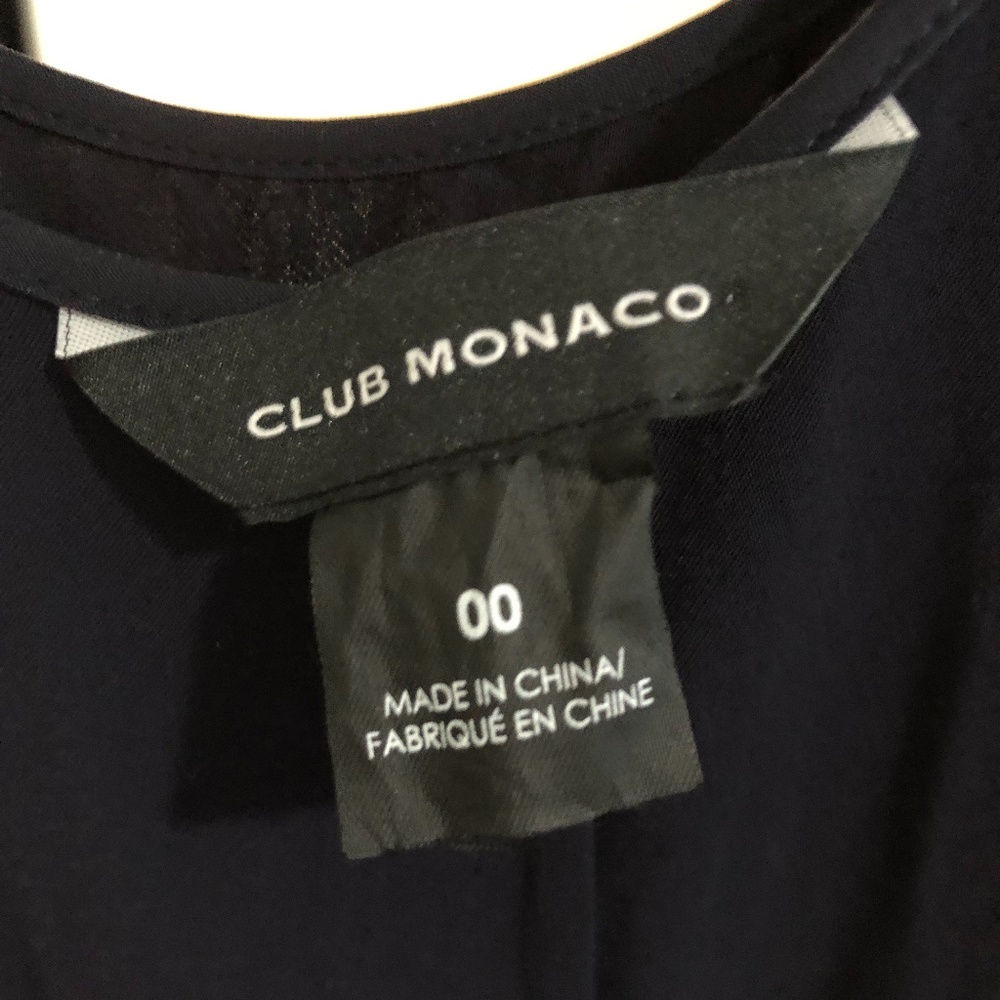 Club Monaco maxi  navy cocktail/party dress